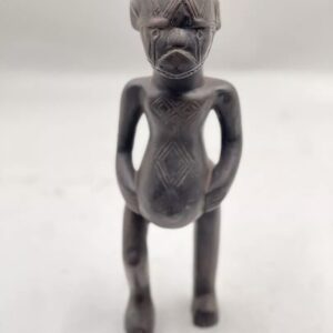 20th Century Tanzania Makonde Maternity Woman Figure Doll, African Art