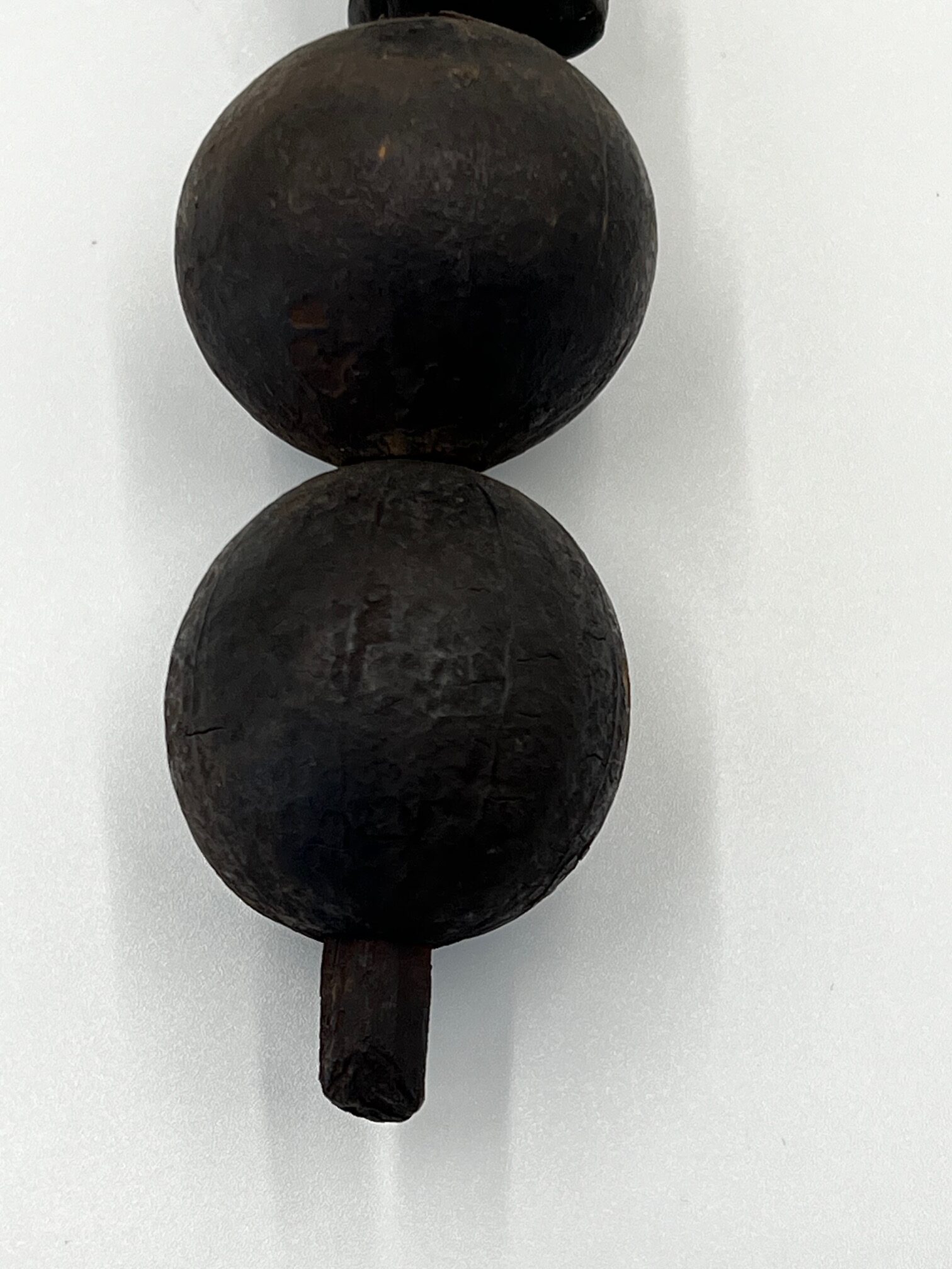 African Antique Figurative Tripod Rattle/Shekesheke, Luba Fine Art - Image 3