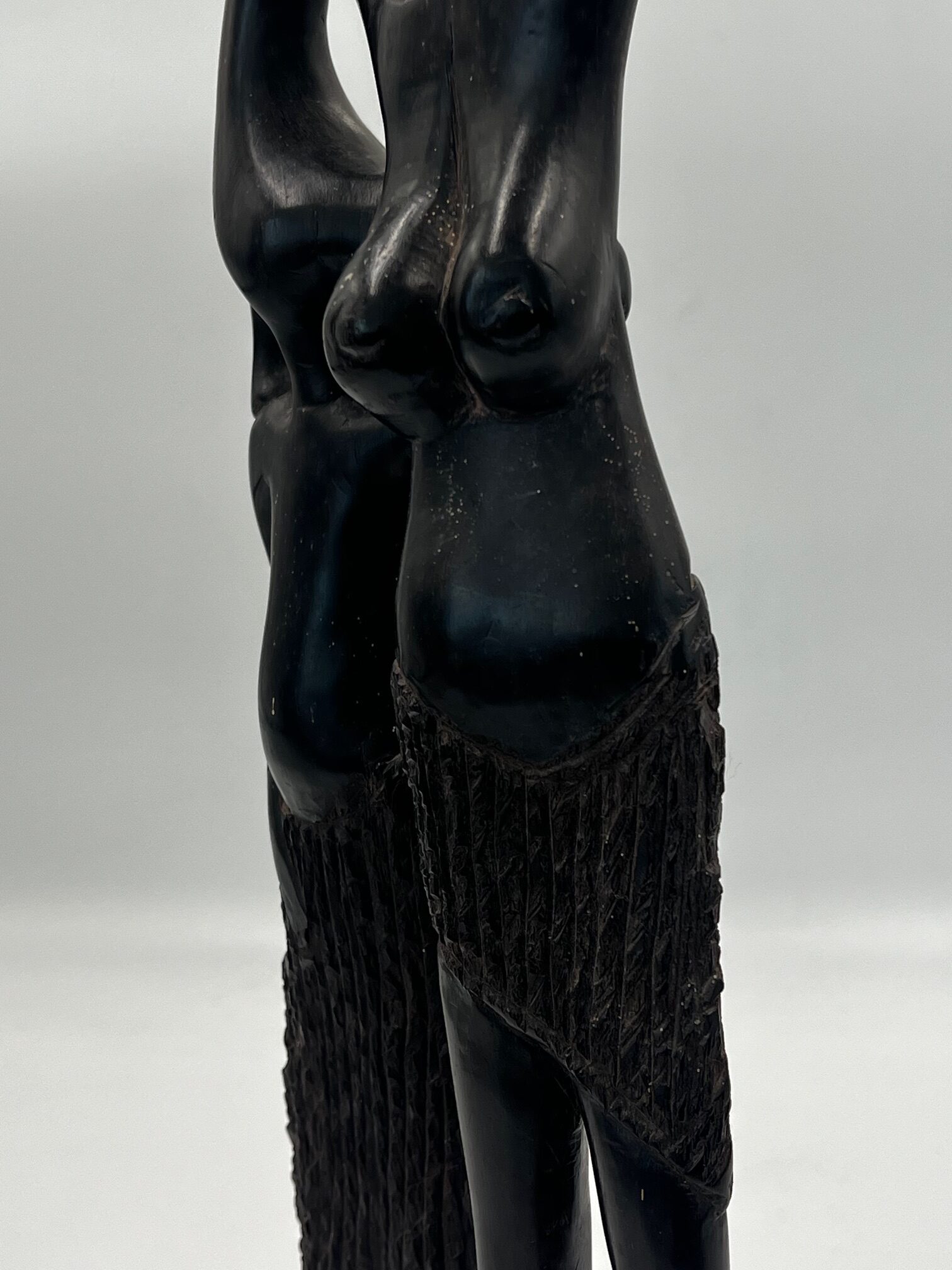 Exquisite African Hand Carved Shetani Sculpture, Rare Fine Art - Image 6