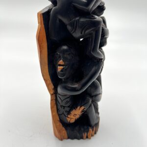 Exquisite Makonde Ujamaa Family Tree of Life Sculpture, Rare Fine Art
