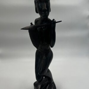 Rare African Hand Carved Maasai Warrior Sculpture, Fine Art