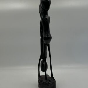 African Art, Wooden Hand Carved Makonde Sculpture.