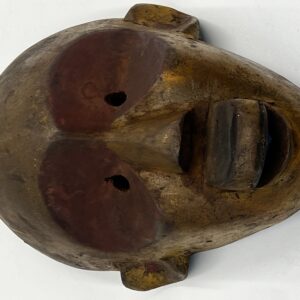 African Vintage Hand Carved Makua Face Mask, Rare Fine Art