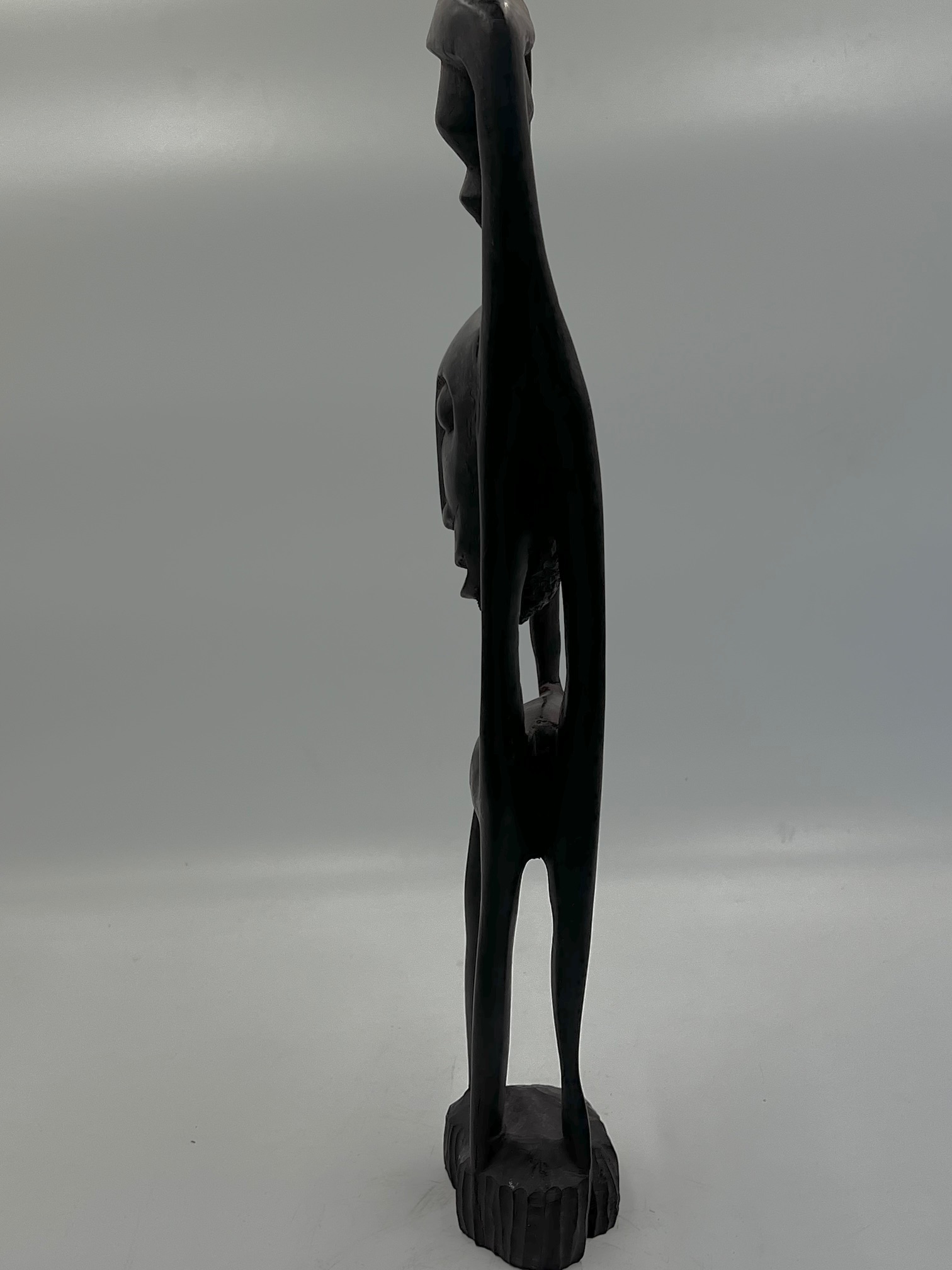 Antique Hand Carved African Sculpture, Seer Of Time Rare Art - Image 7