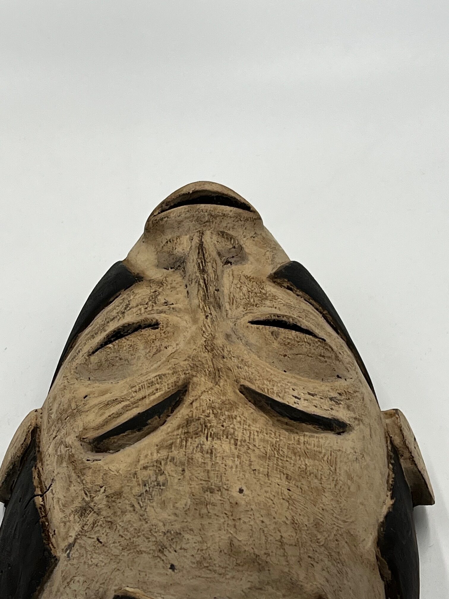 Vintage Hand Carved Bacongo Traditional Mask, Fine Art - Image 4
