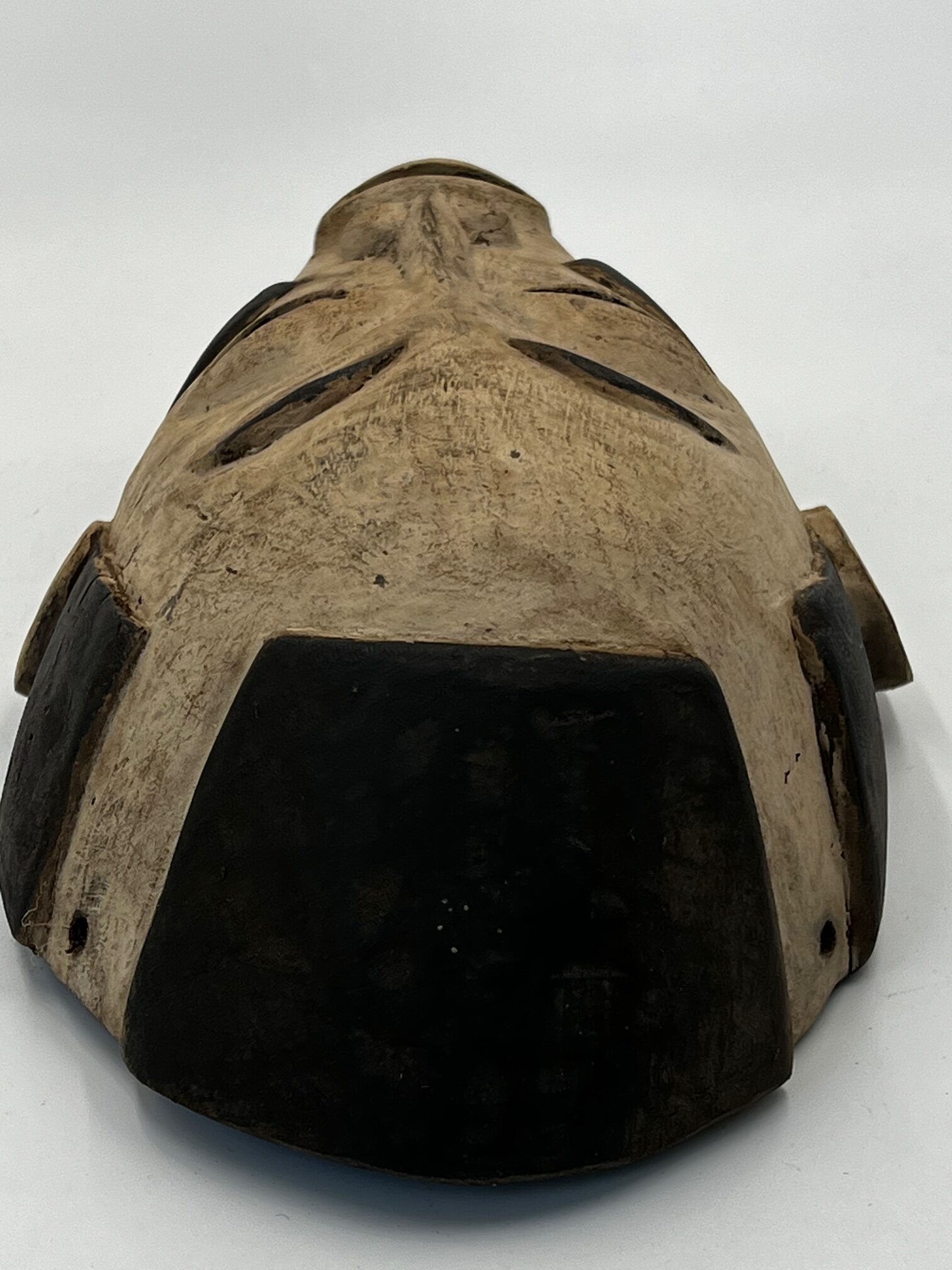 Vintage Hand Carved Bacongo Traditional Mask, Fine Art - Image 3