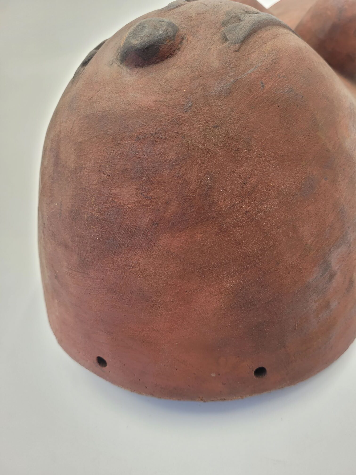 Traditional African Makonde Fertility Belly Mask, Fine Artwork - Image 4
