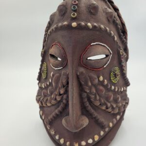 Unique African Wabembe Tribal Wooden Mask, Fine Artwork