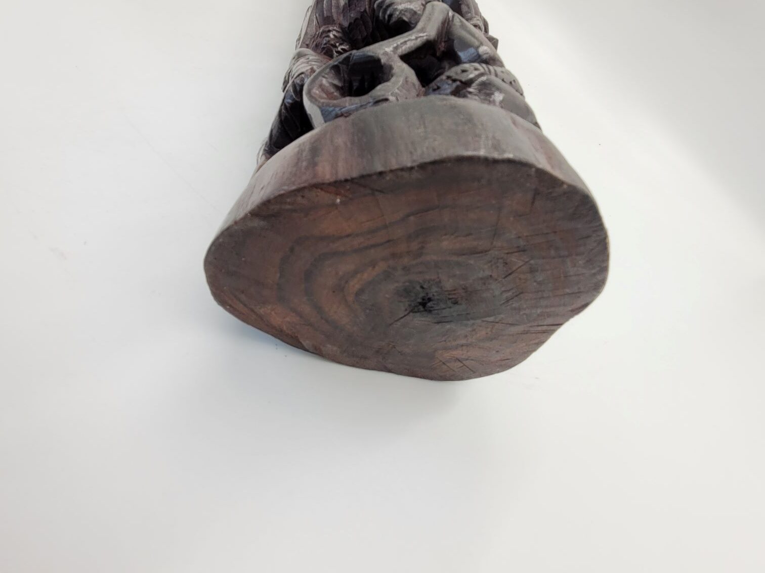 Abstract Art, Hand Carved Makonde Ujamaa Family Tree Of Life Sculpture - Image 3