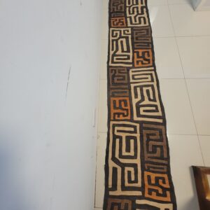 Abstract Art, Hand Woven Kuba Raffia Fabric