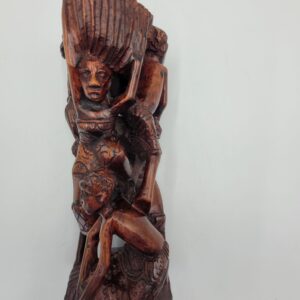 African Artwork, Wooden Hand Carved Ujamaa Tree Of Life
