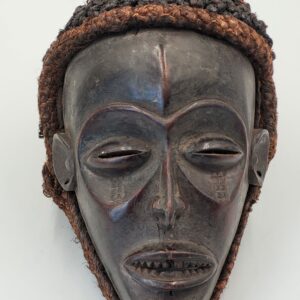 African Rare Hand Carved Chokwe Mask, One Of The Kind Fine Art