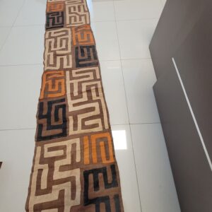 Beautifully Hand Woven Kuba Raffia Cloth From Congo, Fine Art