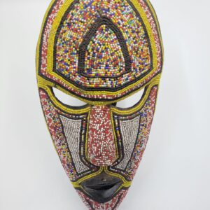 Impressive D. R. Congo Traditional Wood Art, Unique Mask Wall Decor