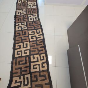 Unique Colorful Kuba Raffia Fabric From D.R.Congo, African Art