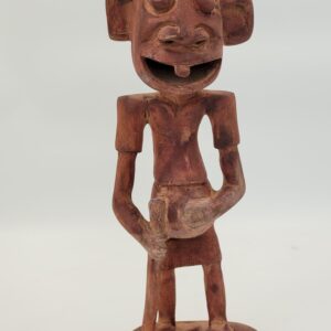 African Tribal Art, Wooden Hand Carved Shetani Figure Sculpture