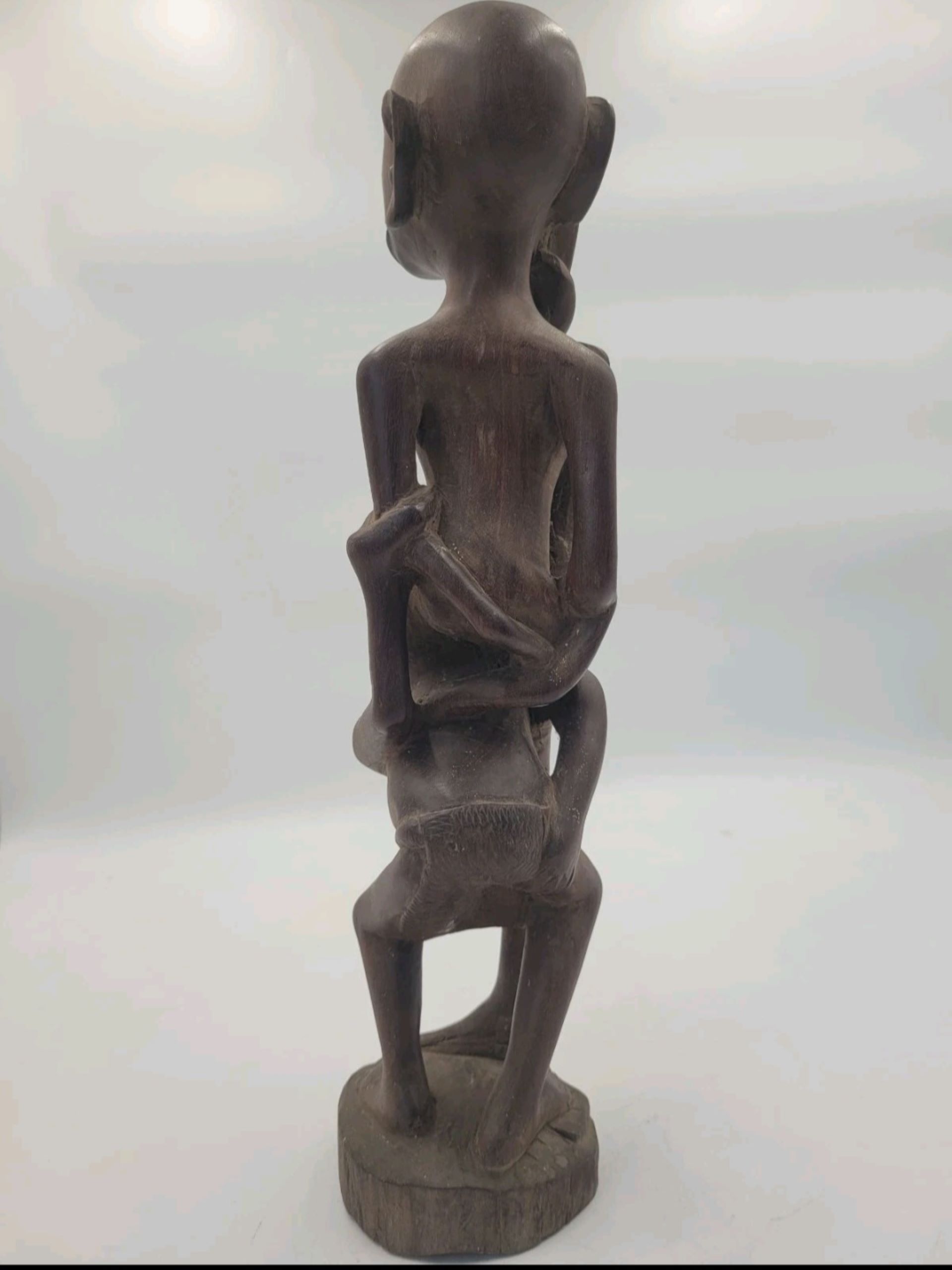 A Unique African Art, Hand Carved Makonde Shetani Figure - Image 11