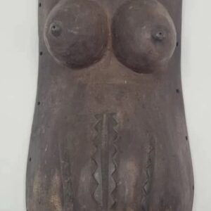 Abstract Art, Wooden Makonde Fertility Belly Mask