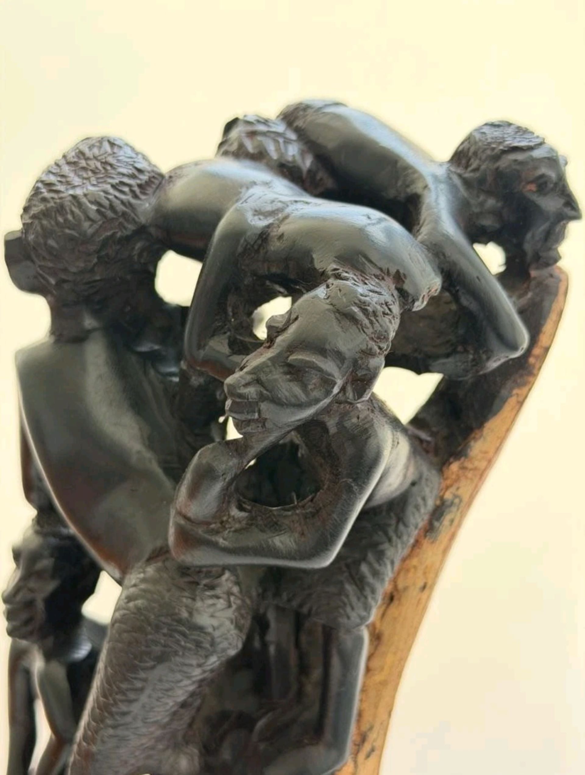Unique African Makonde Ujamaa Family Tree Of Life Sculpture, Fine Art - Image 9