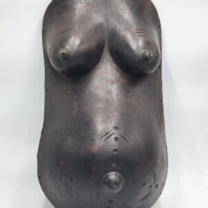 Makonde Belly Mask, Unique Hand Carved Fertility Sculpture