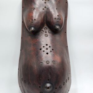 Rare African Makonde Fertility Belly Mask, Fine Wall Decor